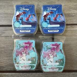 Scentsy Wax Bars DISNEY Ariel The Little Mermaid Kiss the Girl Lot of 4